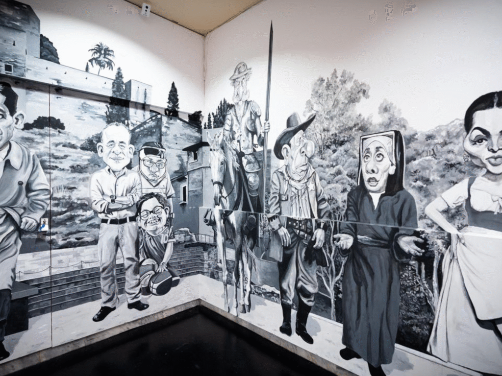 Ángel Idígoras Mural Albéniz